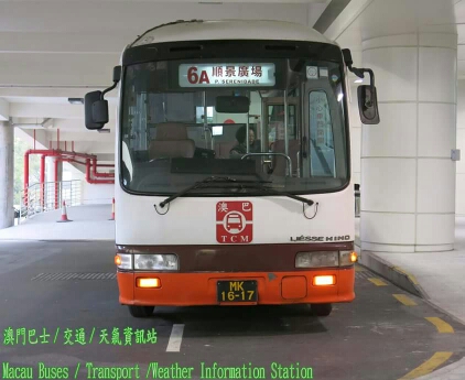 澳门6A路線公交车路线