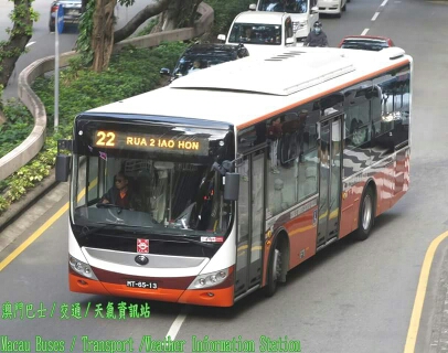 澳门22路線公交车路线