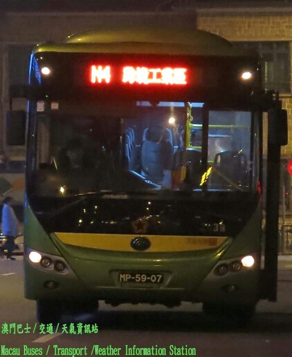 澳门N4路線公交车路线