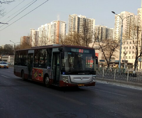 北京80路公交车路线