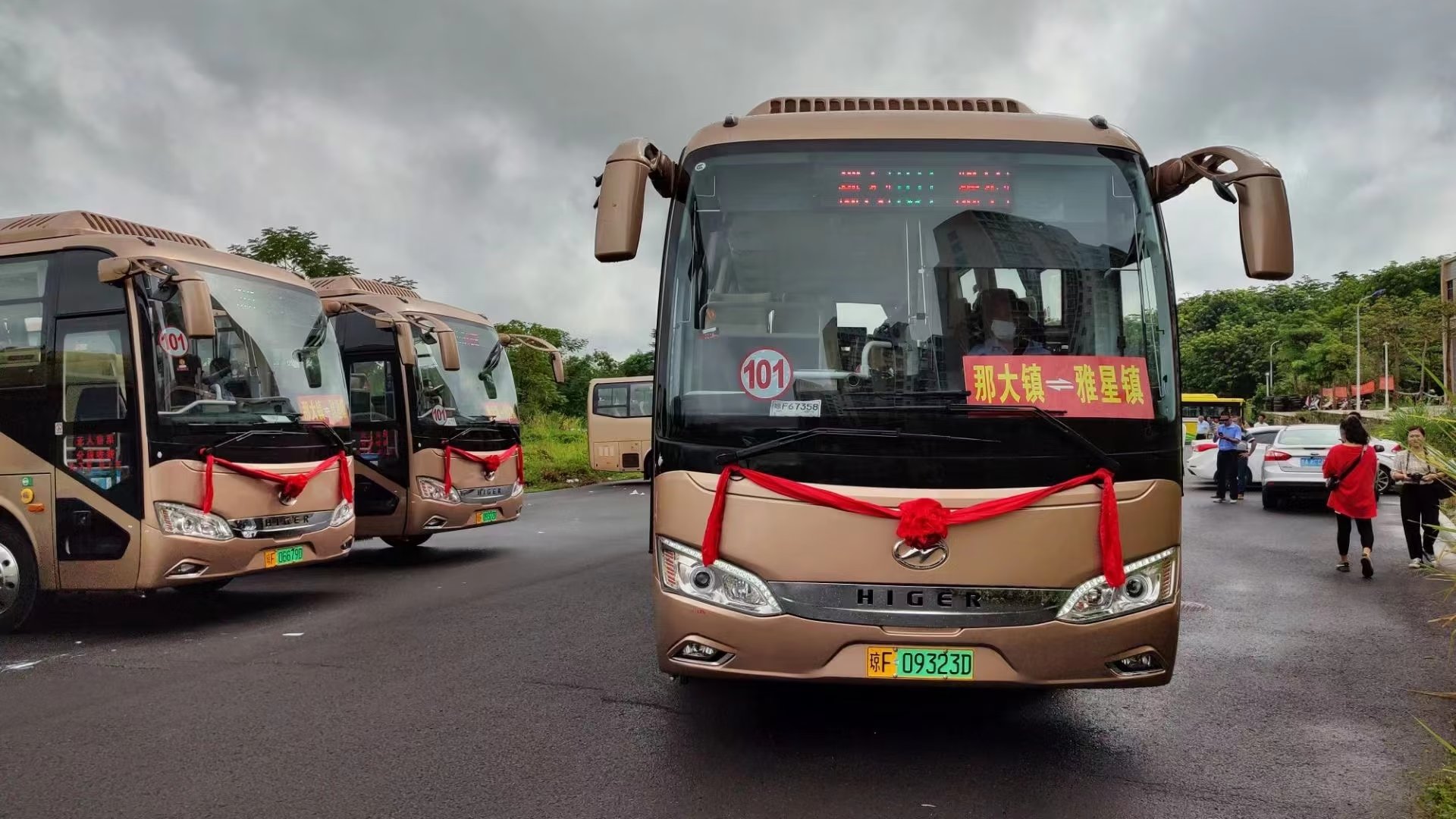 儋州101路由那大政府(东坡中学)开往雅星政府公交车路线