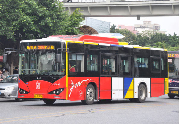 广州309路公交车路线