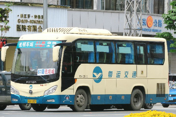 广州增城67路公交车路线