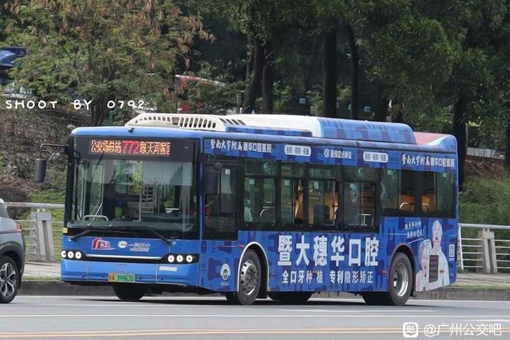 广州772路公交车路线