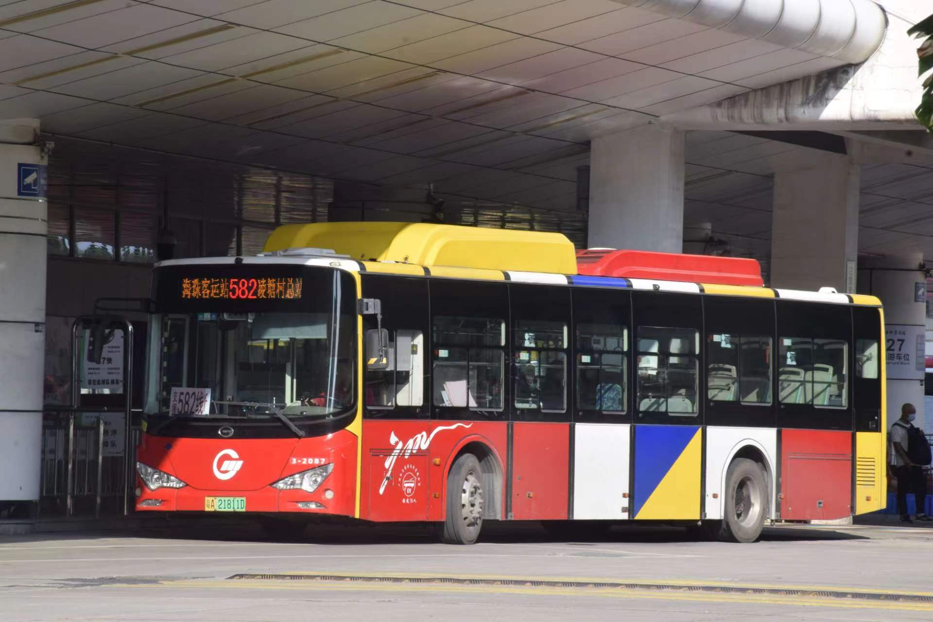 广州582路公交车路线