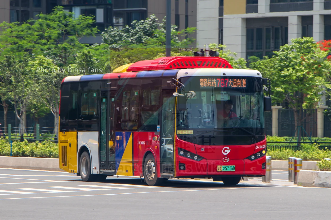 广州787路公交车路线