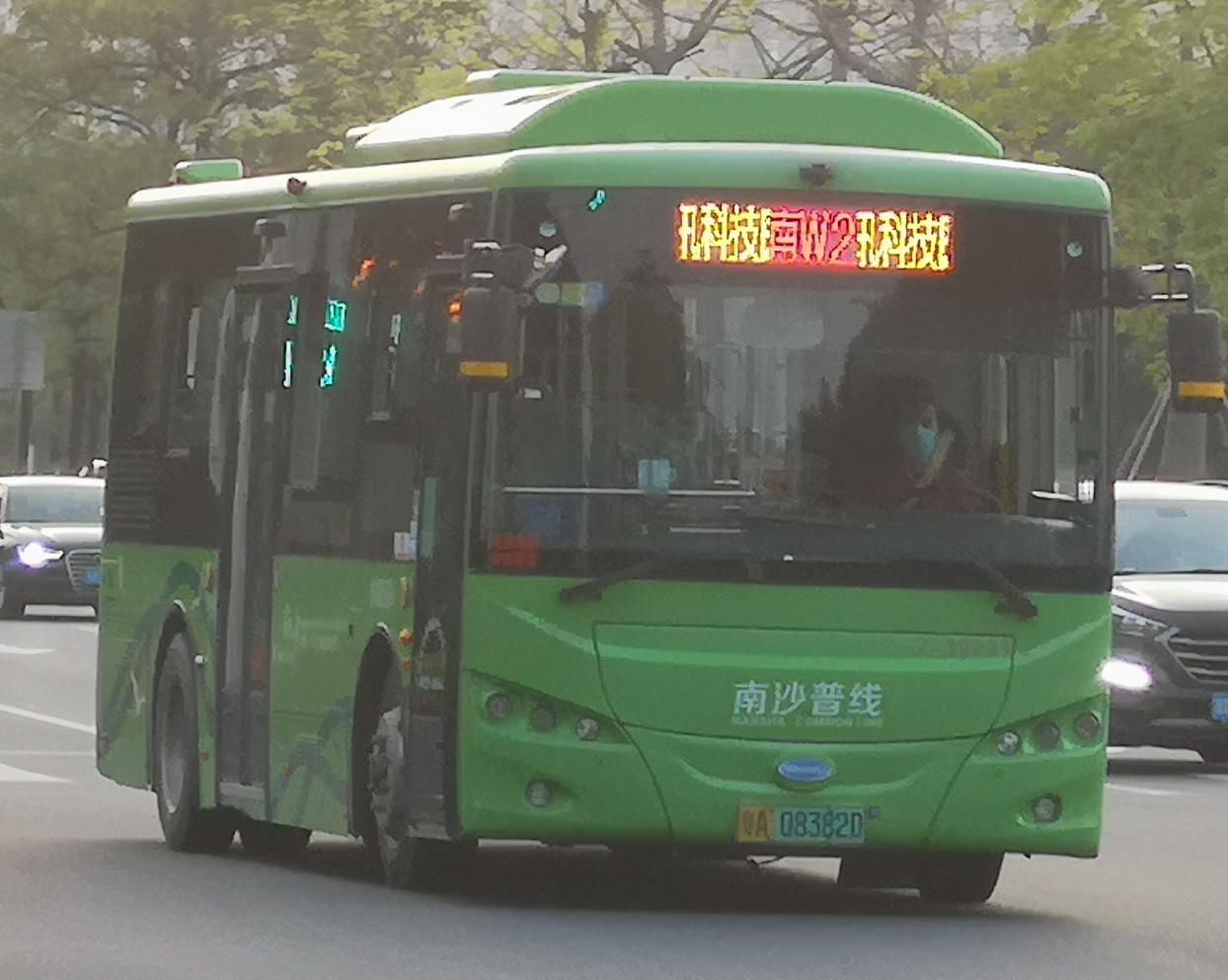 广州南沙W2路公交车路线