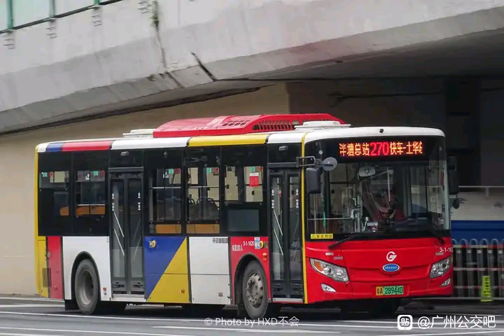广州270路公交车路线