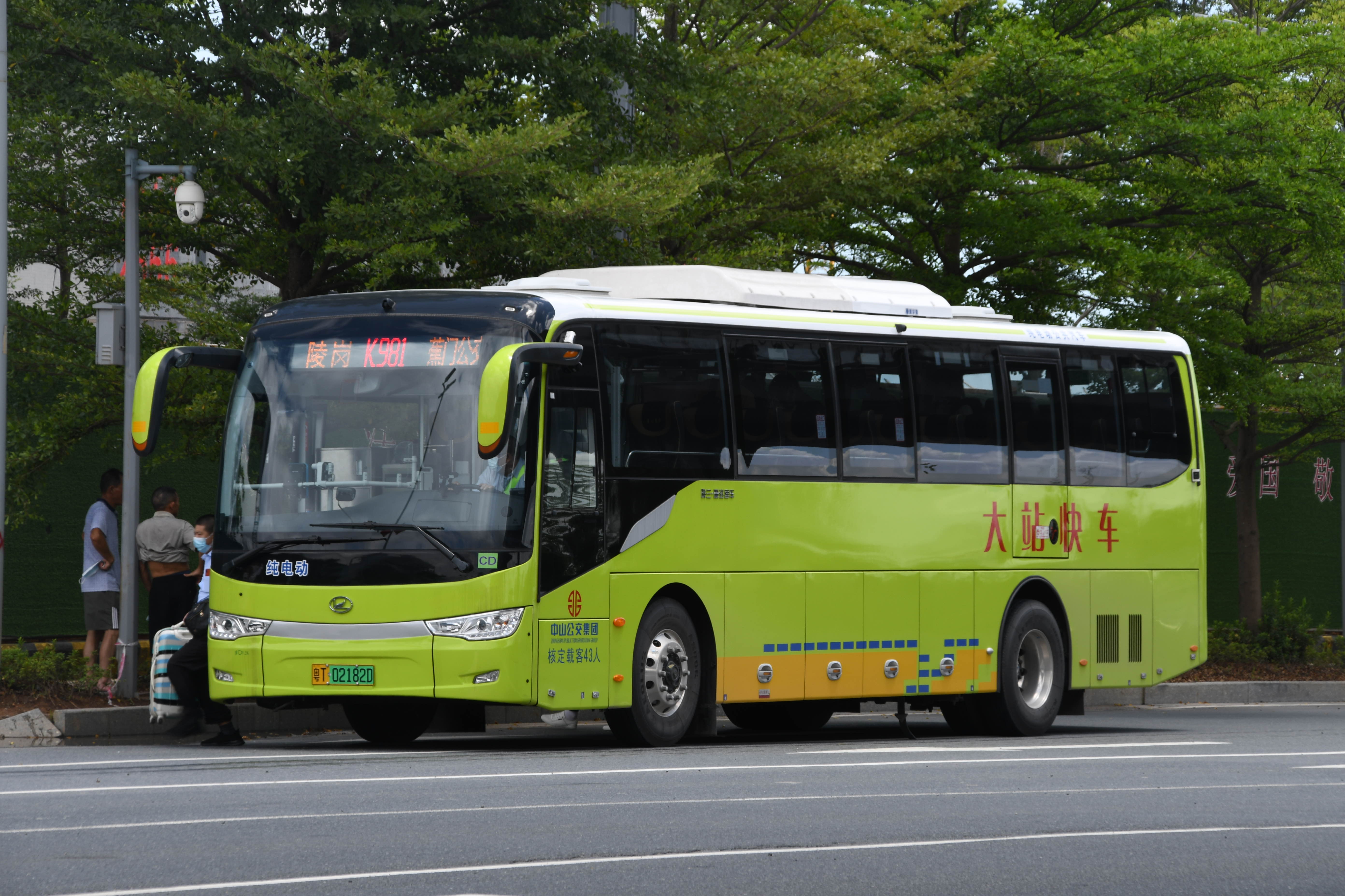 广州中K981路公交车路线