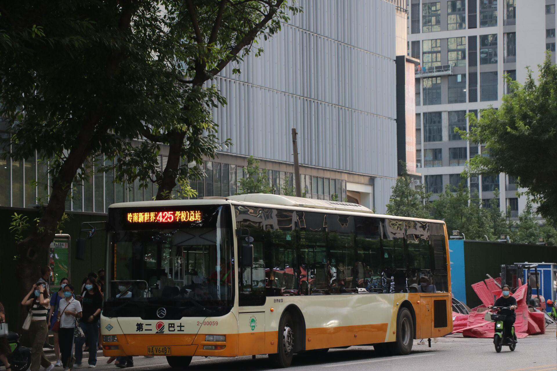 广州425路公交车路线