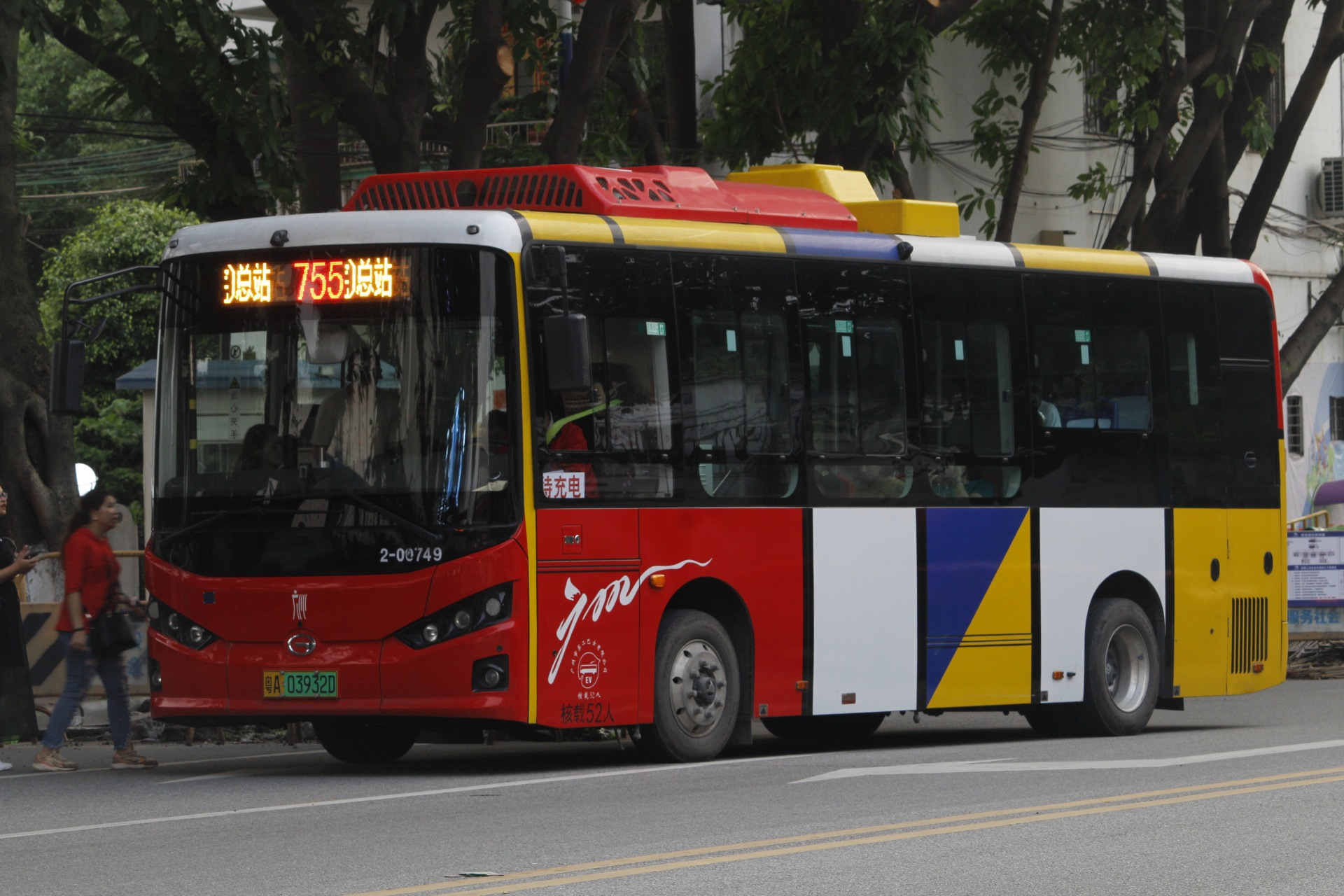 广州755路公交车路线