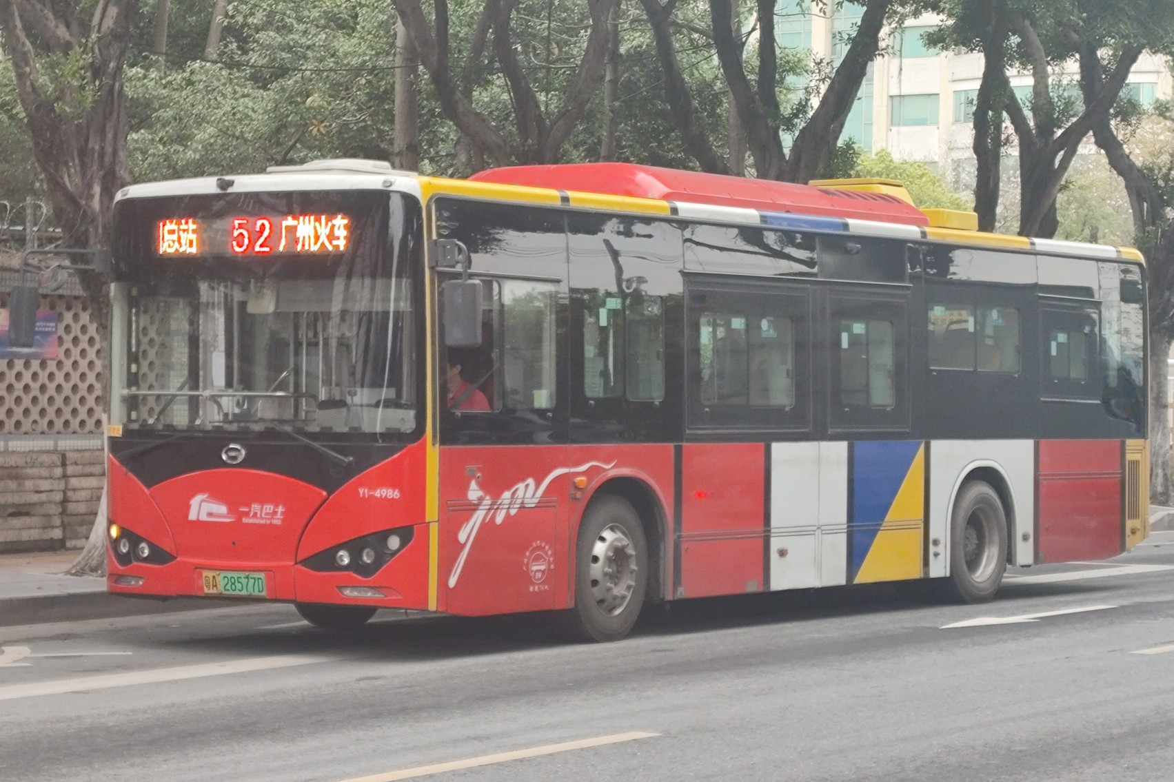 广州52路公交车路线