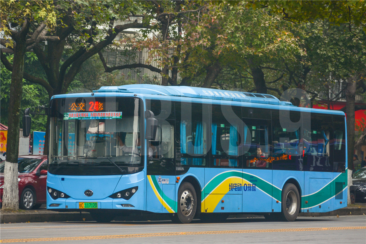 桂林24路夜间公交车路线