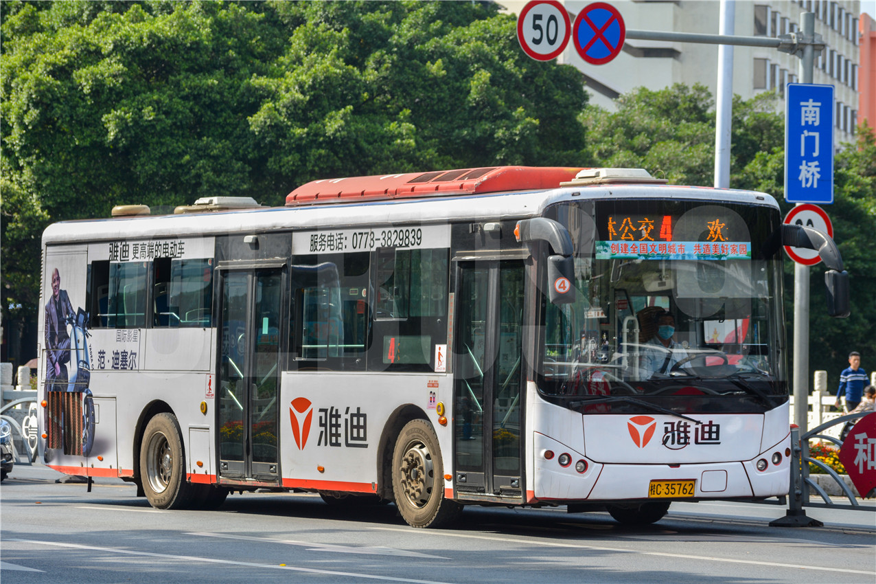 桂林4路区间(白竹境专线)公交车路线