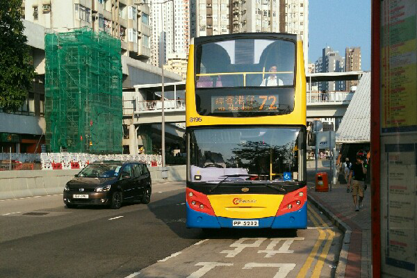 香港72 (城巴)公交车路线