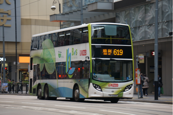 香港619 (九巴/城巴)公交车路线