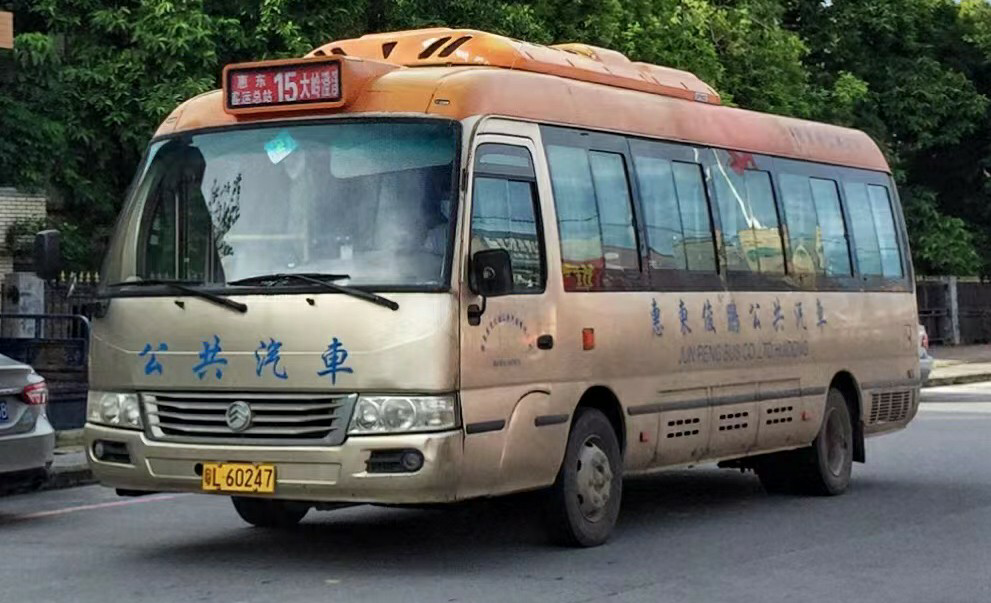 惠州惠东15路公交车路线