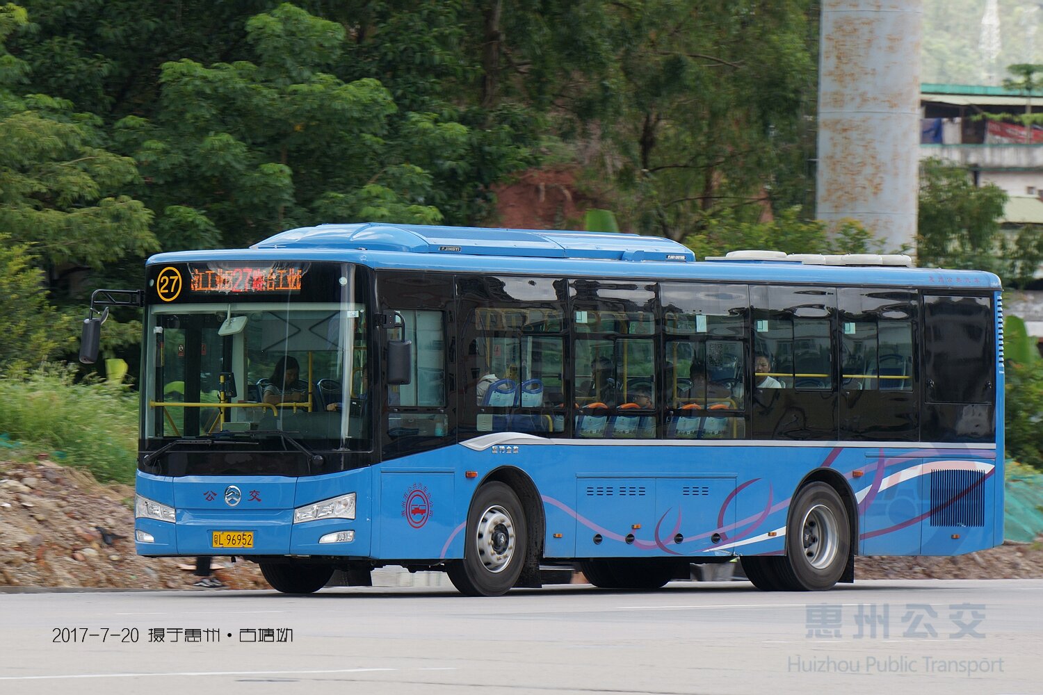 惠州27路公交车路线