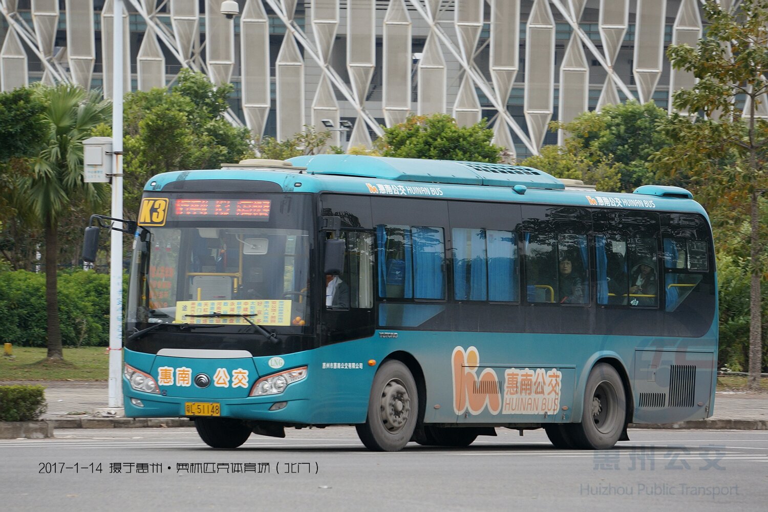 惠州K3路公交车路线