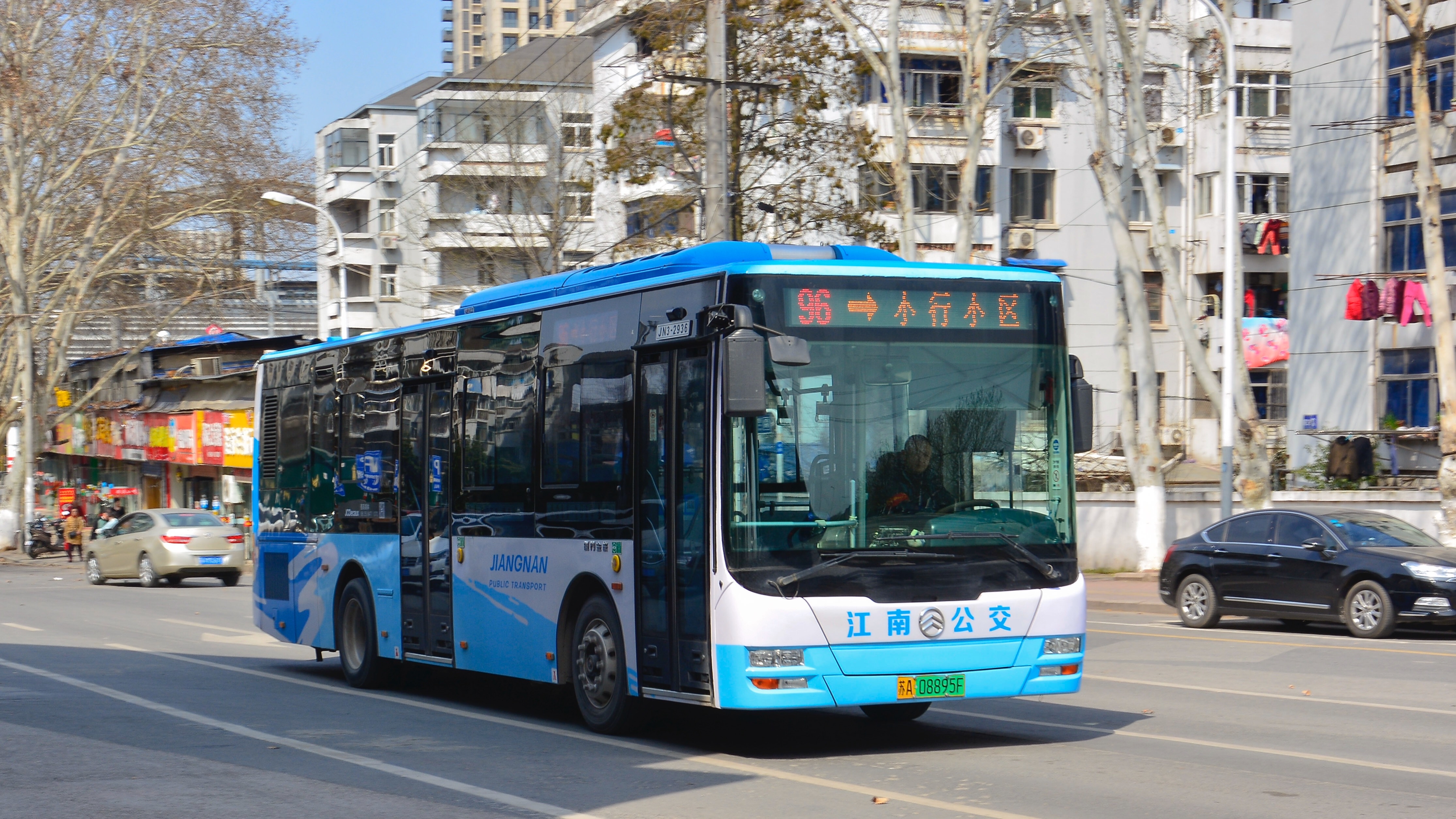 南京96路公交车路线