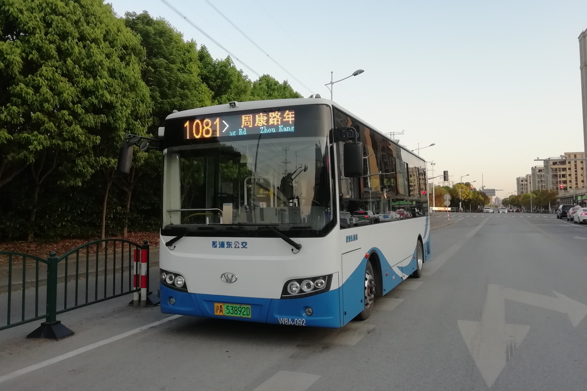 上海浦东61路(原1081路)公交车路线