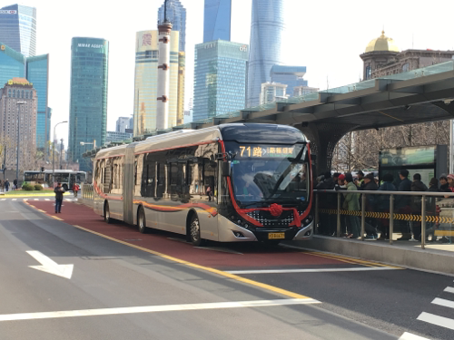 上海71路中运量公交车路线