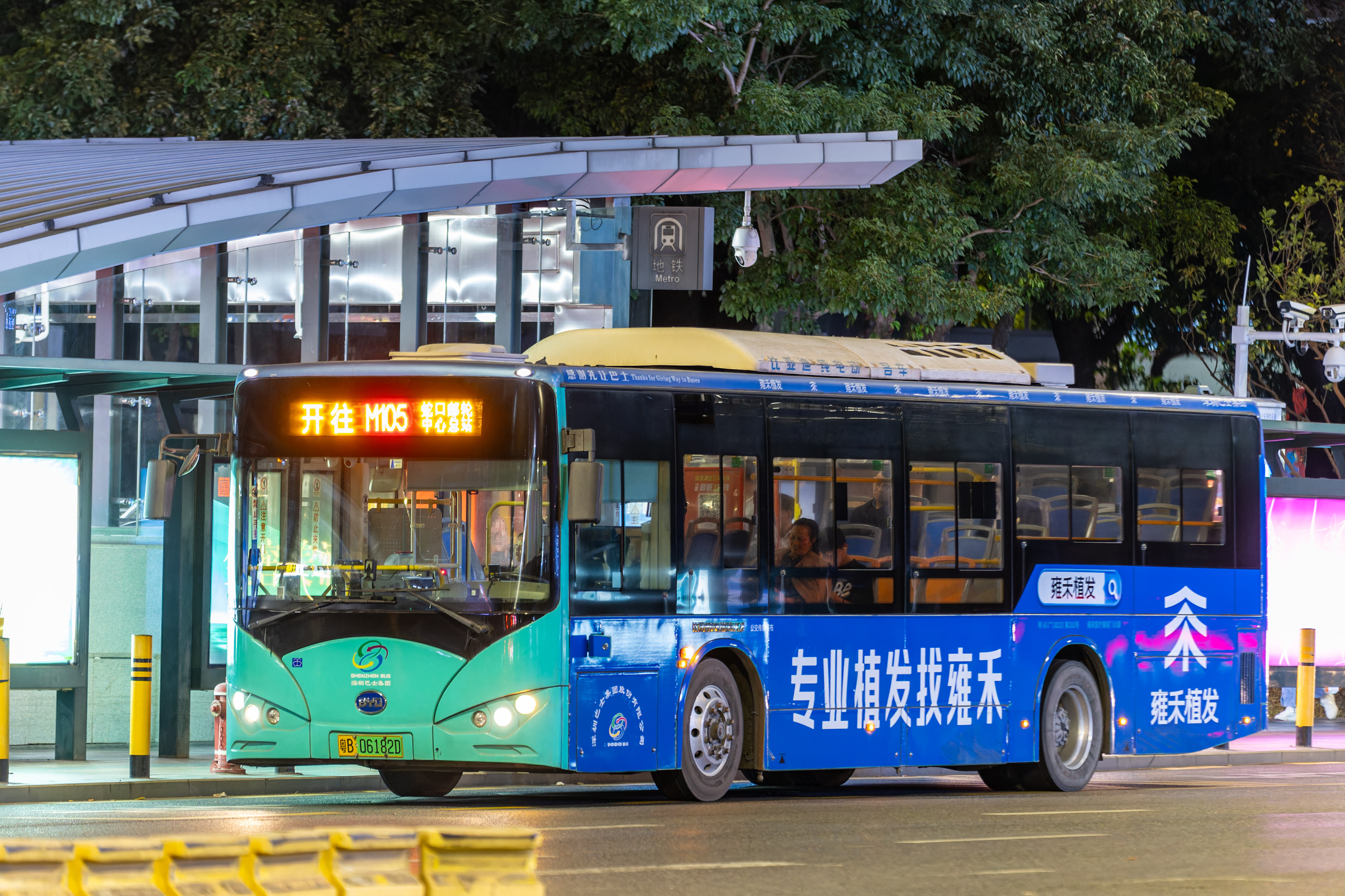 深圳M105路公交车路线