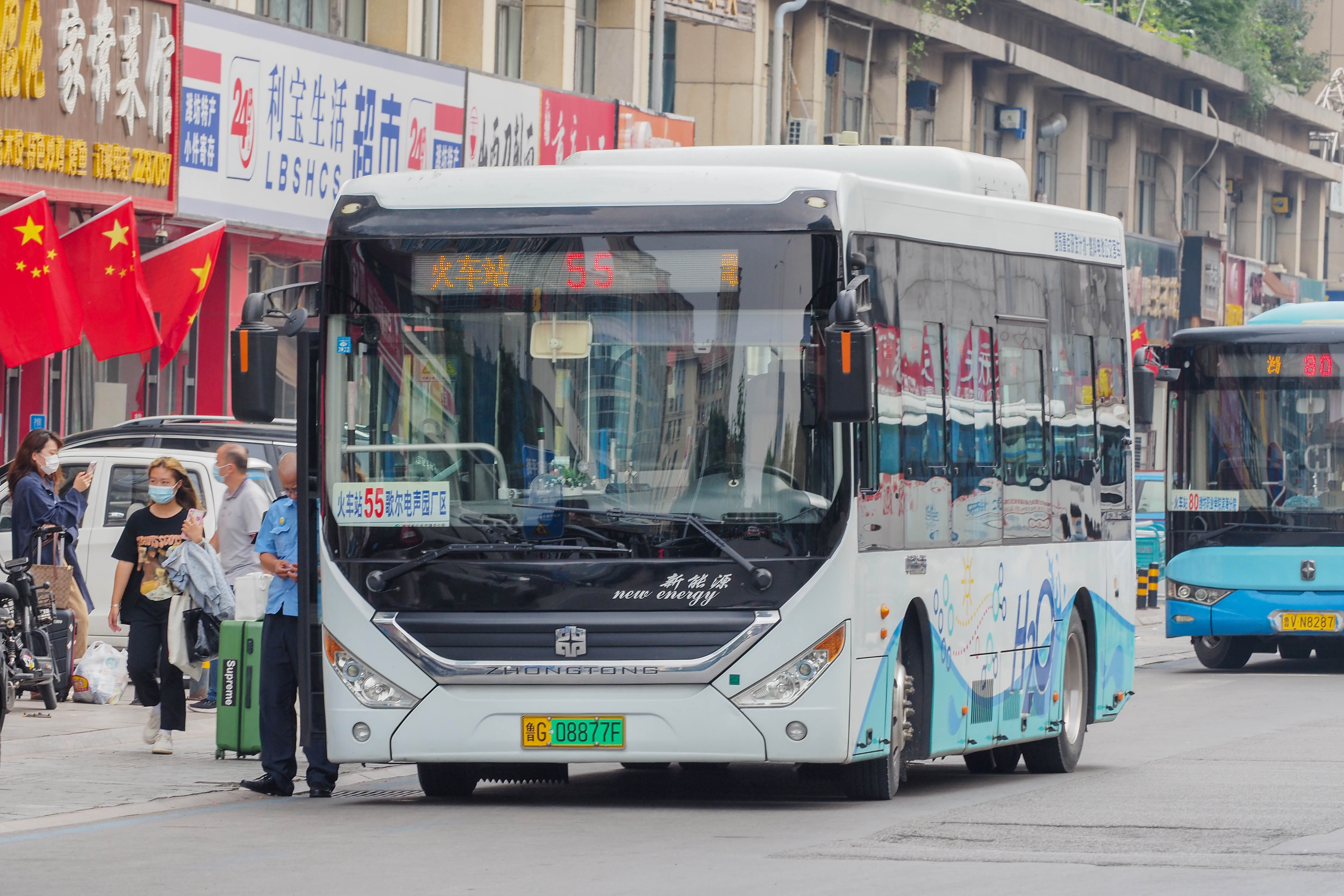 潍坊55路公交车路线