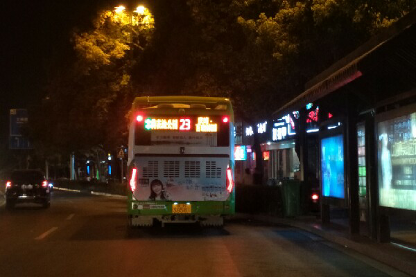 扬州23路(晚)公交车路线