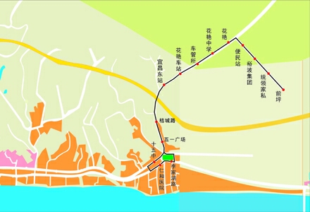 宜昌B5路[停运]公交车路线
