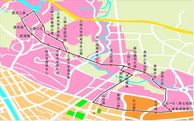 宜昌B17路公交车路线