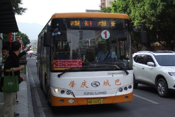 肇庆1路东线公交车路线