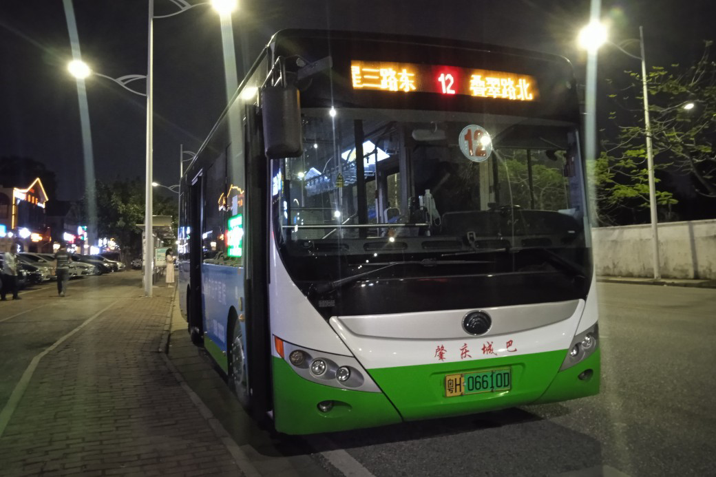 肇庆12路公交车路线