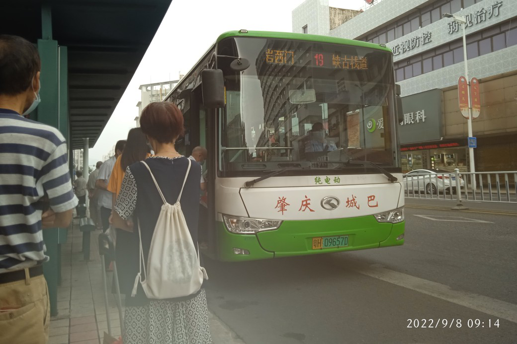 肇庆19路公交车路线