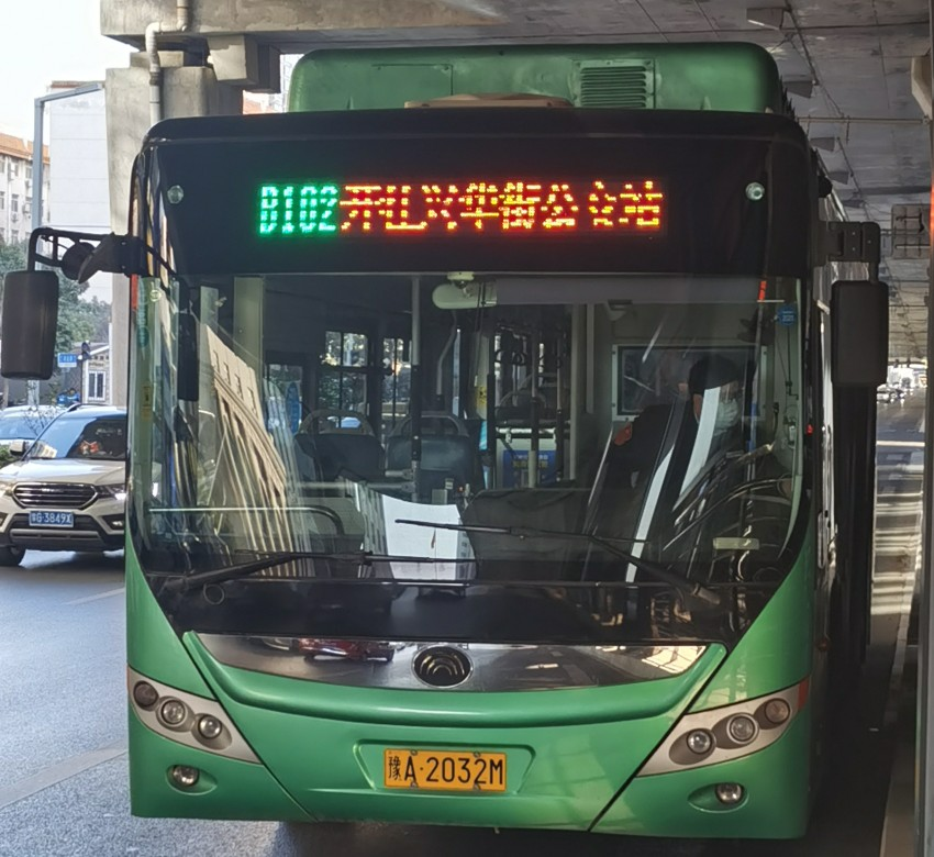 郑州B102路公交车路线