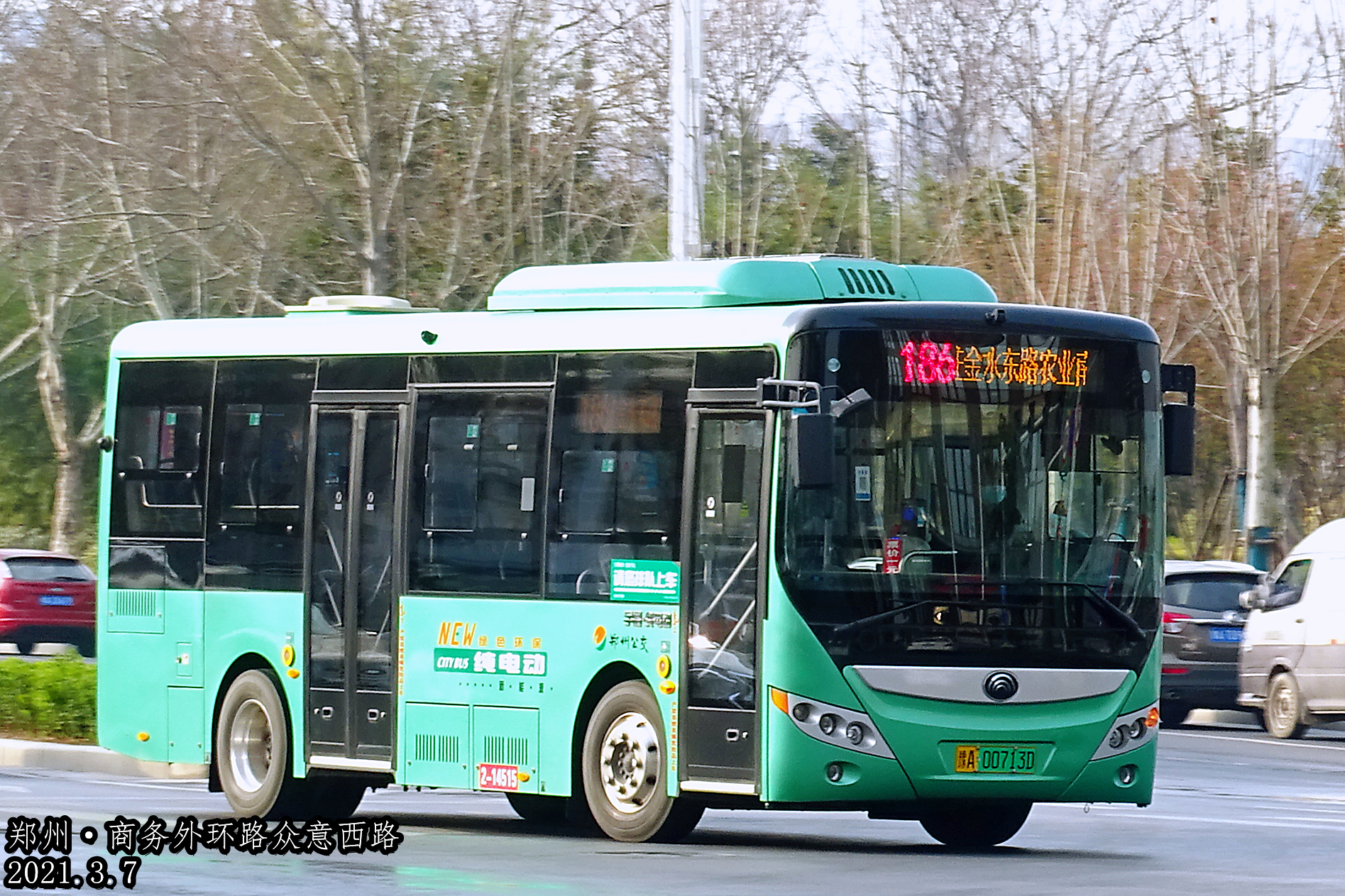 郑州186路公交车路线