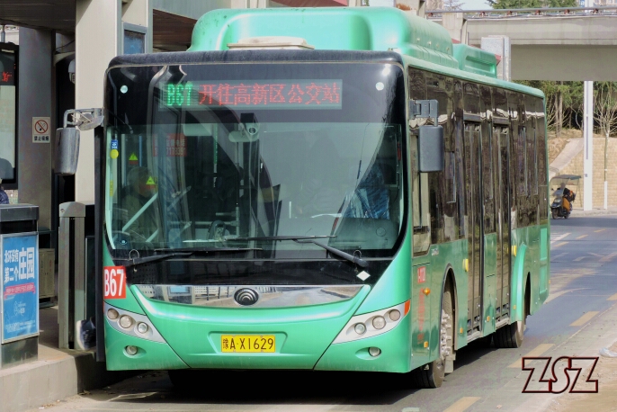 郑州B67路公交车路线