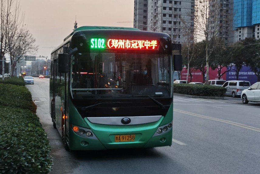 郑州S102路公交车路线
