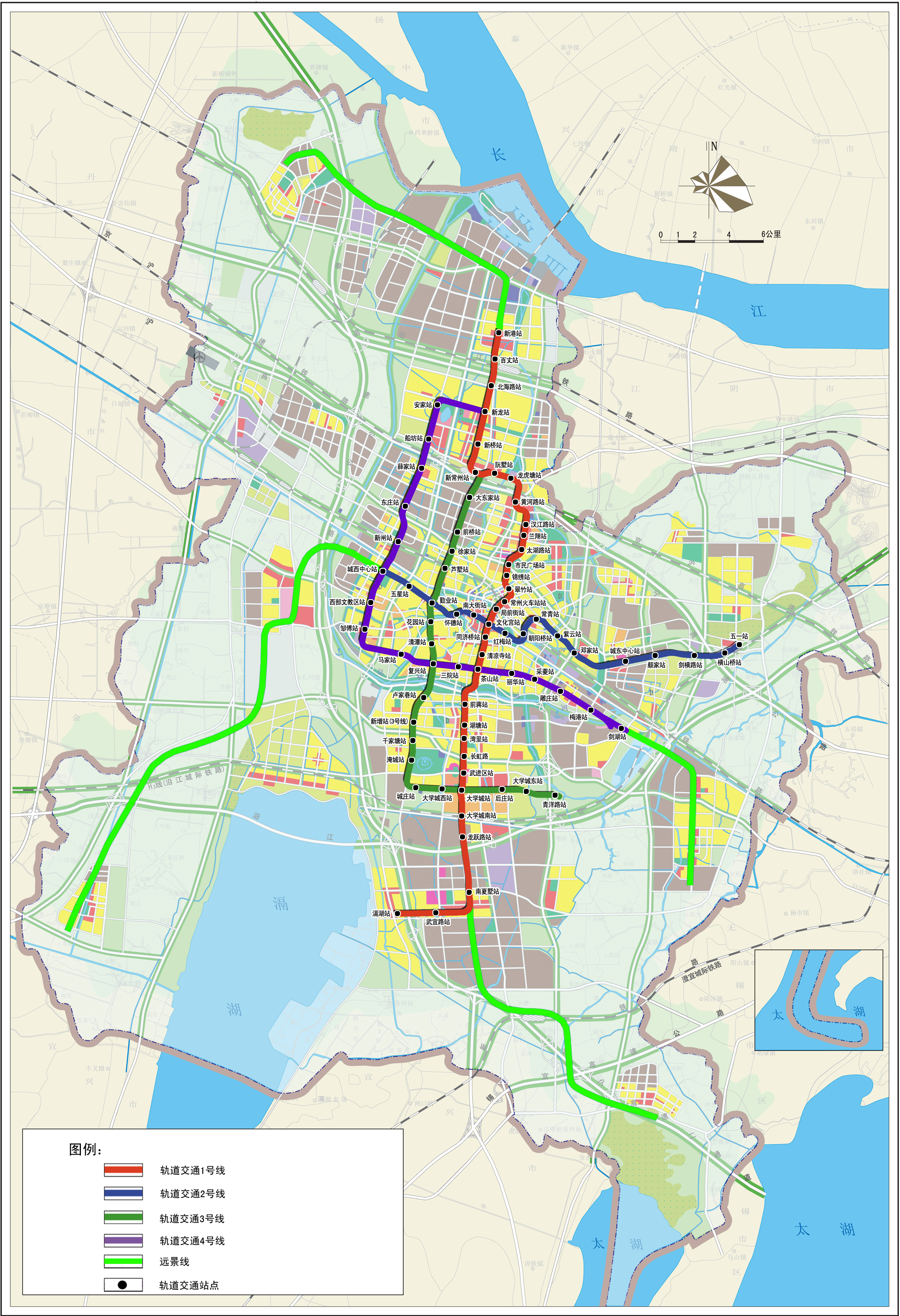 常州地铁线路规划