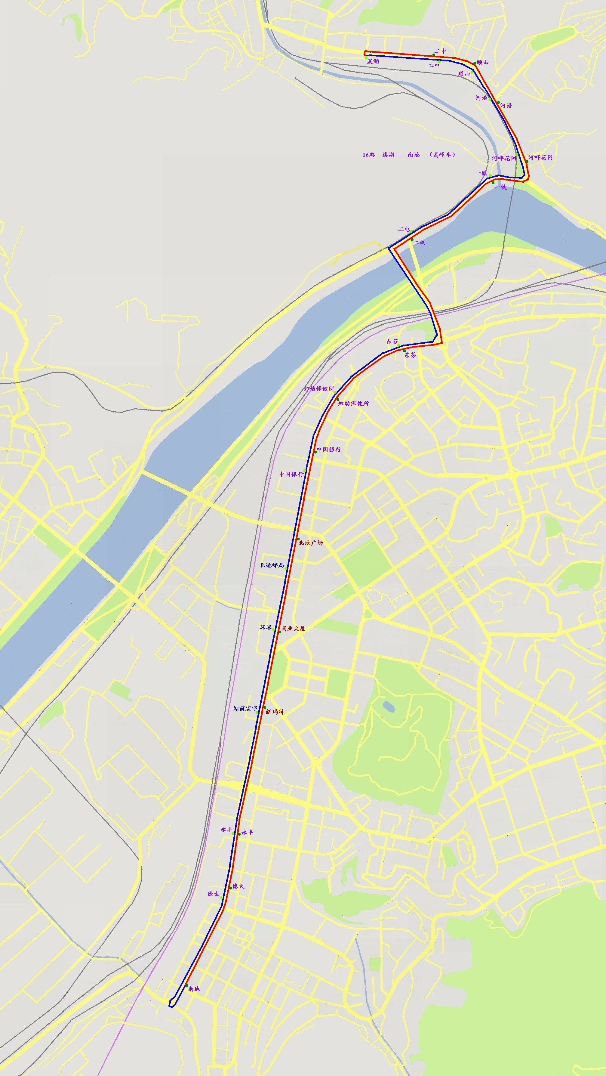武威16路公交车路线图图片