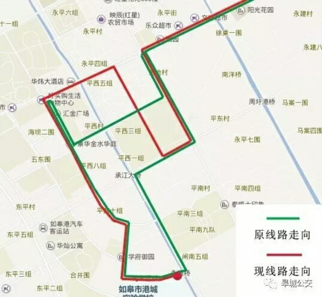 如皋218路江防線公交車路線