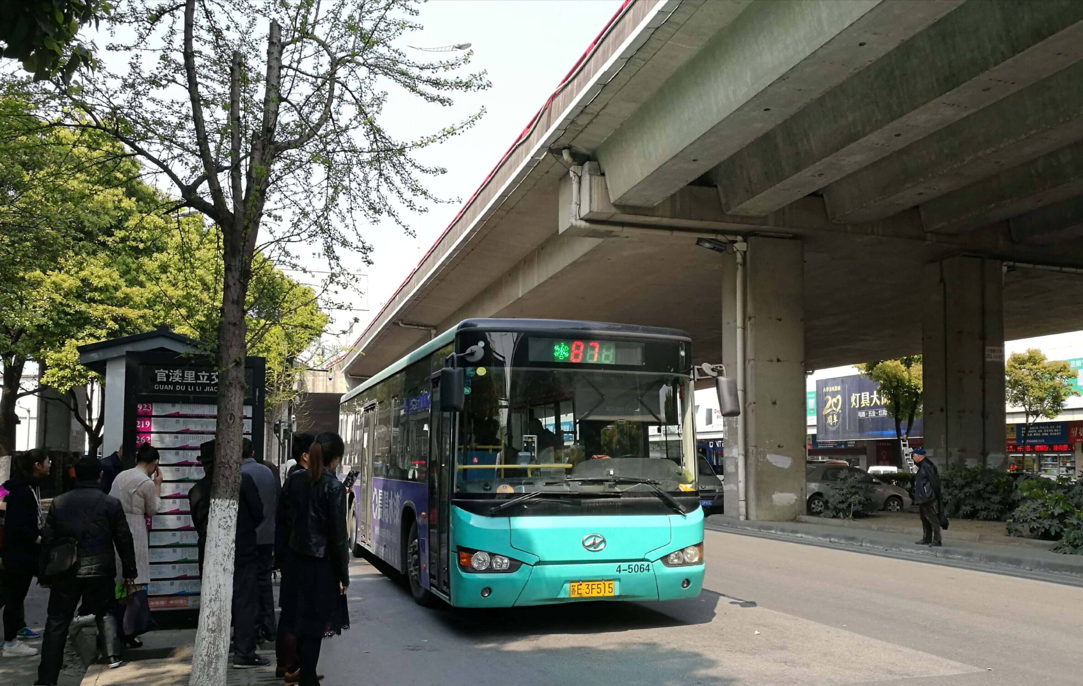 苏州87路公交车路线图图片