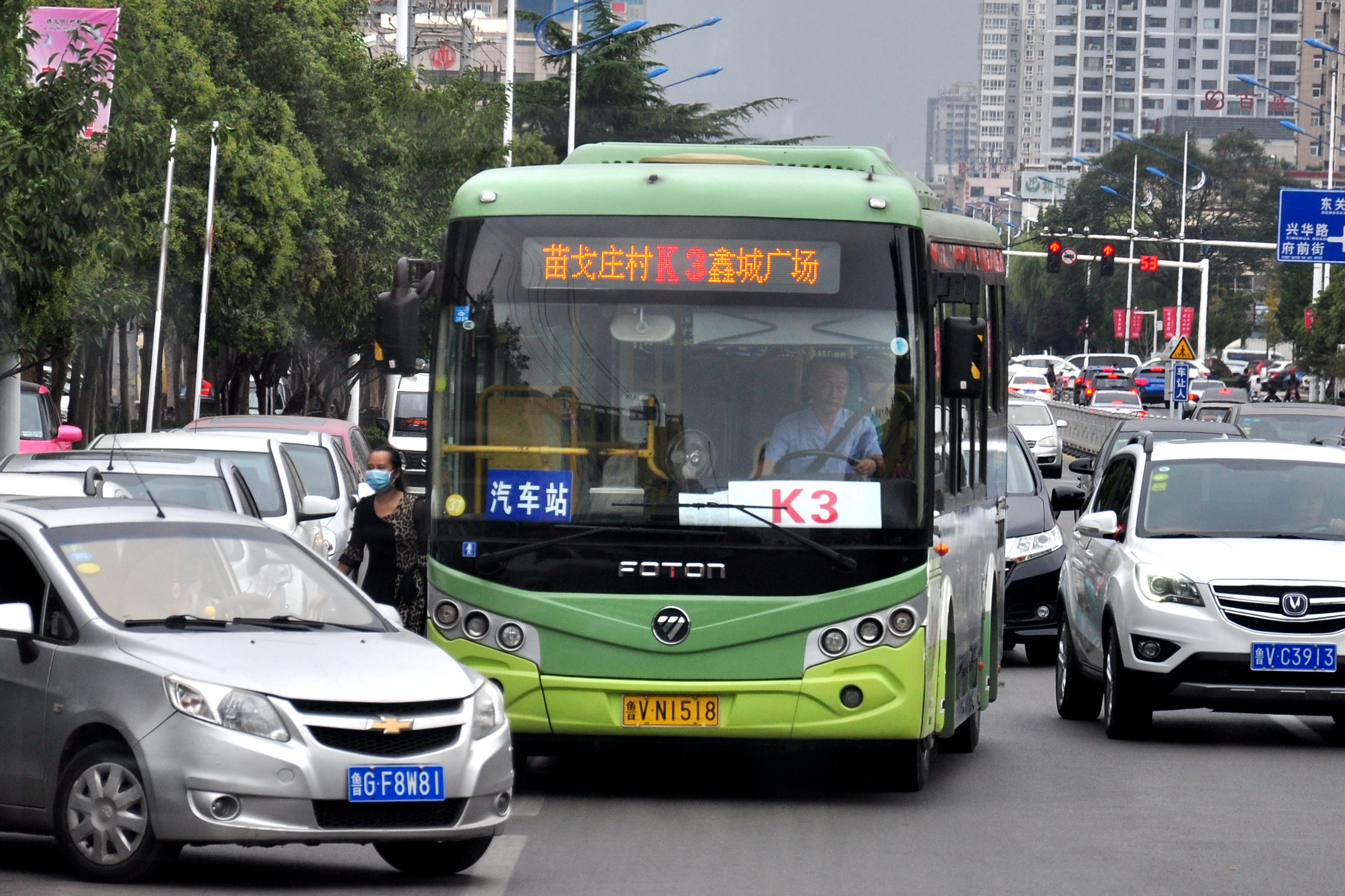 諸城諸城k3路公交車路線