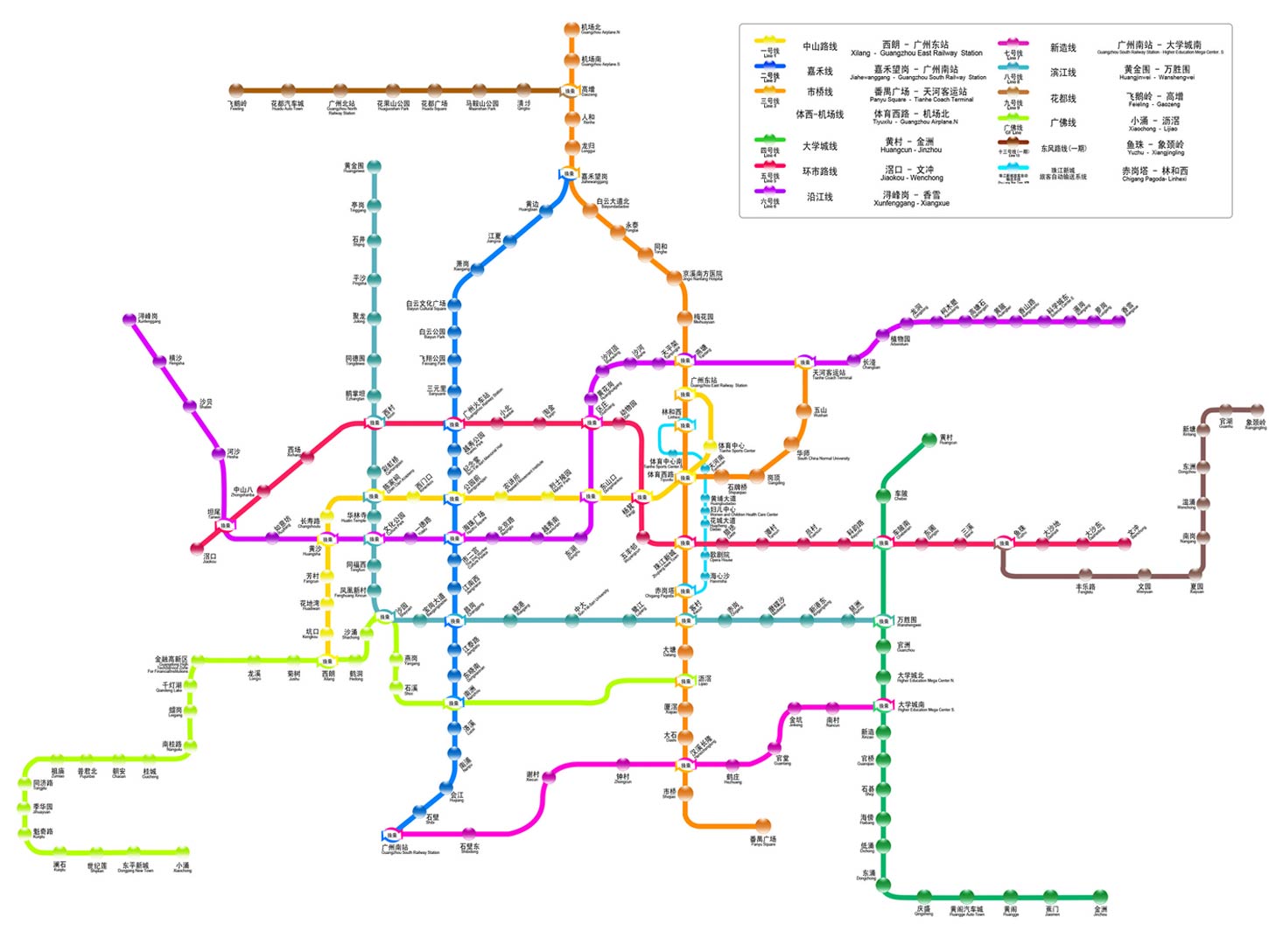 广州有轨电车线路图图片